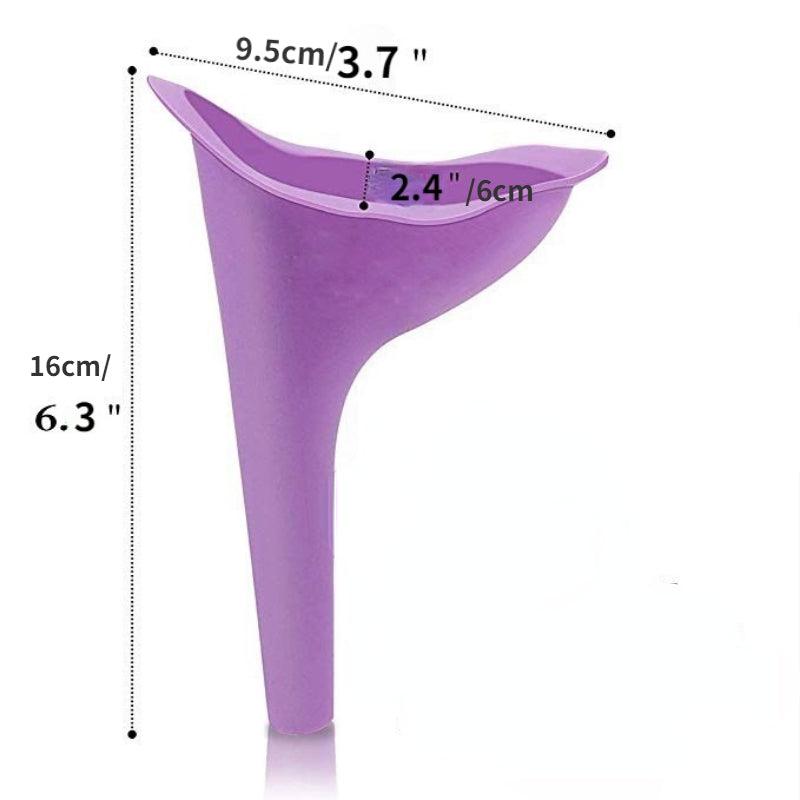 2pcs Silicone Urinal Funnel For Women Portable Toilet