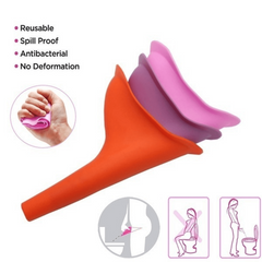 2pcs Silicone Urinal Funnel For Women Portable Toilet