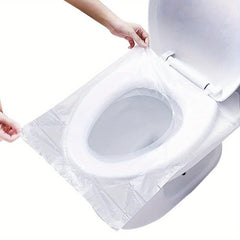10 20 50 Packs Portable Toilet Cover Waterproof Travel Toilet Mat