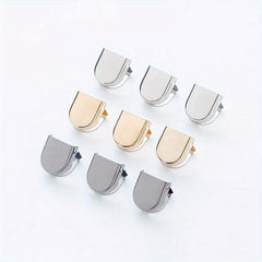 12PCS Lazy Fastener Buckles Shoelaces Small Daisy Press Buckle