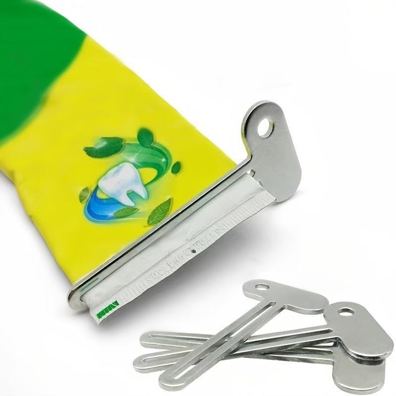 Stainless Steel Toothpaste Squeezer, Manual Clips for Easy Dispensing
