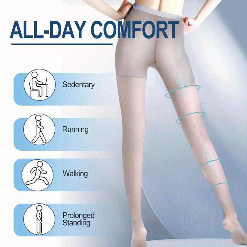 Compression Pantyhose 15-20 MmHg Support Sheer Tights