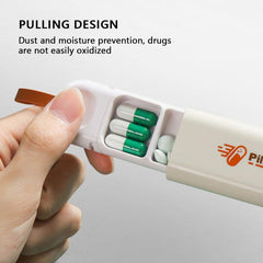 2pcs Nordic Style Pill Box 3 Grids Portable Travel Supply Dispensing Medicine
