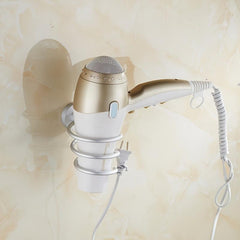 Hair Dryer Stand Shelf with Hook- No Drilling