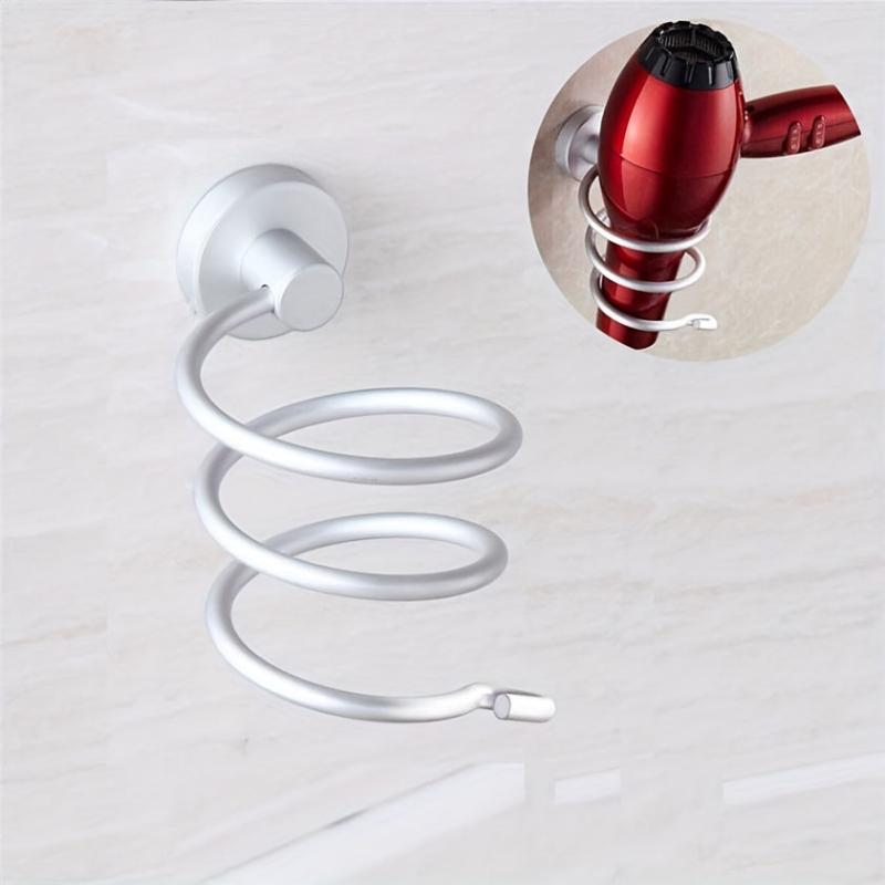 Hair Dryer Stand Shelf with Hook- No Drilling