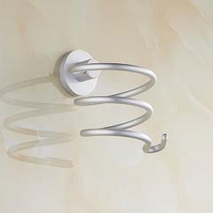 Hair Dryer Stand Shelf with Hook- No Drilling