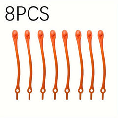 16pcs Lazy Laces Tie Stretch Silicone Lace Buckle Sports Laces