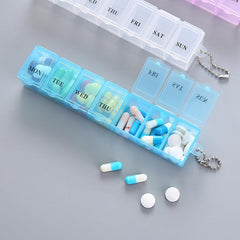 Big Pill Organizer Weekly Pill Box 7-Day Oversize Medicine Travel Container