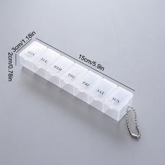 Big Pill Organizer Weekly Pill Box 7-Day Oversize Medicine Travel Container