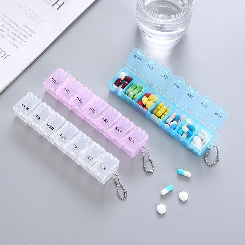 Big Pill Organizer Weekly Pill Box 7-Day Oversize Medicine Travel Container