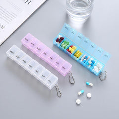 Big Pill Organizer Weekly Pill Box 7-Day Oversize Medicine Travel Container