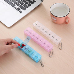 Big Pill Organizer Weekly Pill Box 7-Day Oversize Medicine Travel Container