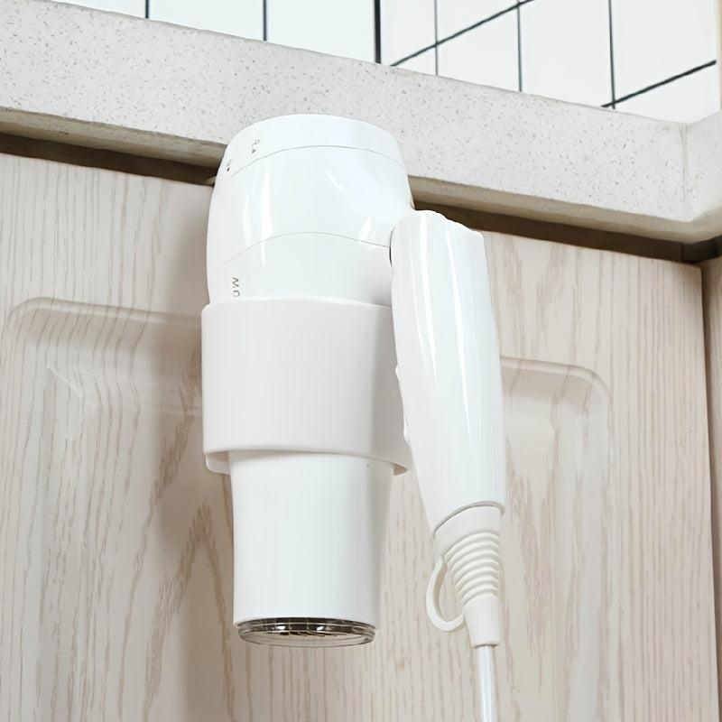 Hair Dryer Holder Bathroom Storage Rack Wall Mounted Hair Dryer Holder
