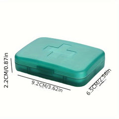 Compact Travel Pill & Jewelry Box Organizer Case
