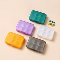 Compact Travel Pill & Jewelry Box Organizer Case