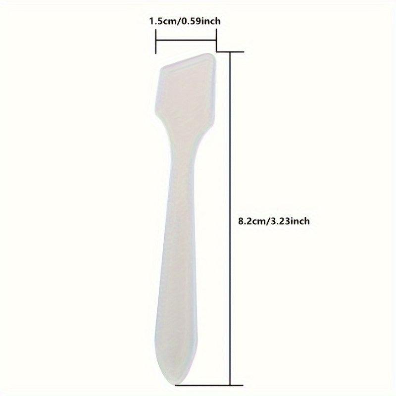 50pcs Disposable Plastic Make Up Spatulas for Skin Care Facial Cream Mask