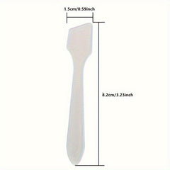 50pcs Disposable Plastic Make Up Spatulas for Skin Care Facial Cream Mask