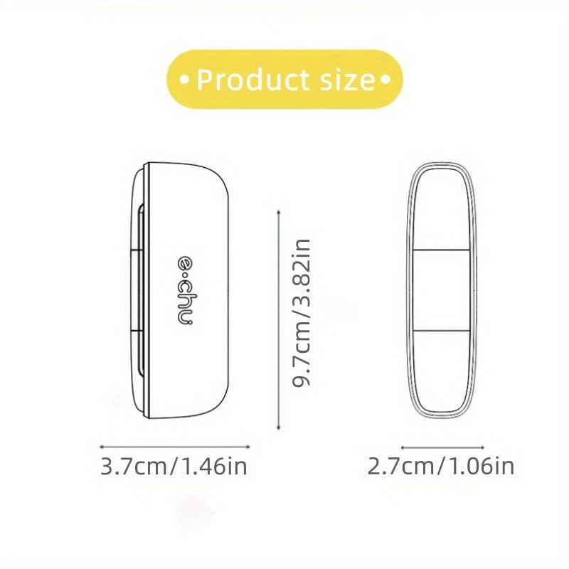 Portable Mini Medicine Box Three Meals Sealed Moisture-proof Storage Box