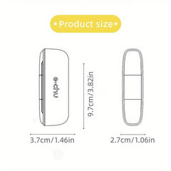 Portable Mini Medicine Box Three Meals Sealed Moisture-proof Storage Box