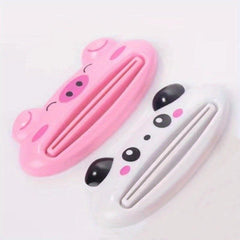 4pcs Cartoon Toothpaste Squeezer Manual Dispenser