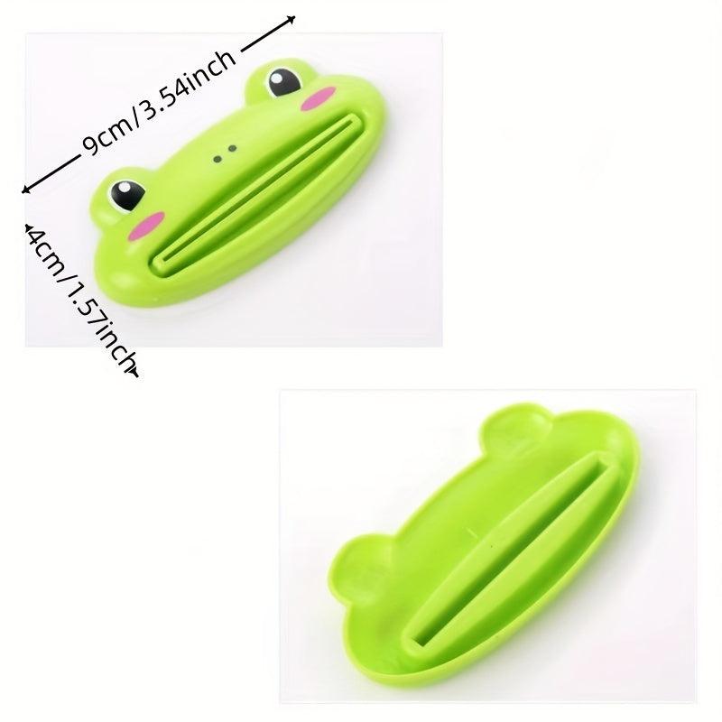 4pcs Cartoon Toothpaste Squeezer Manual Dispenser