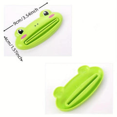 4pcs Cartoon Toothpaste Squeezer Manual Dispenser