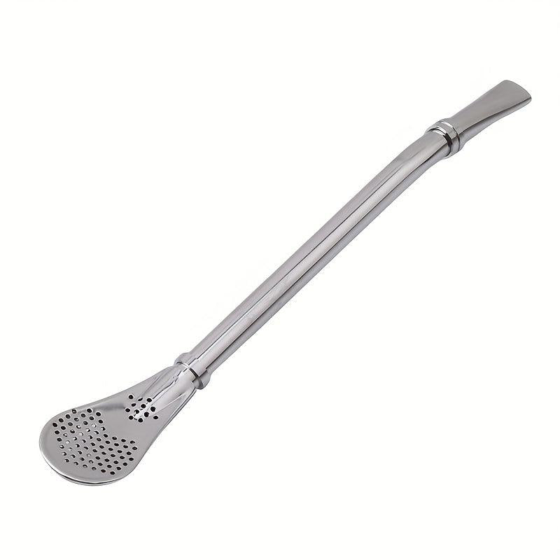 Reusable Stainless Steel Straw with Tea Filter - Creative Kitchen Supply