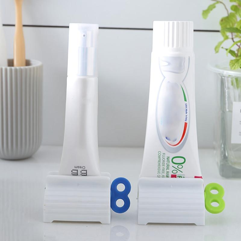 Rotary Toothpaste Squeezer Facial Cleanser Presser Automatic Clip