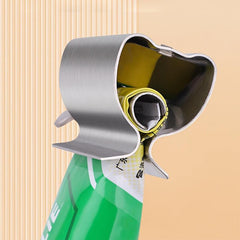 Stainless Steel Toothpaste Squeezer Manual Rotary Holder Facial Cleanser Tool