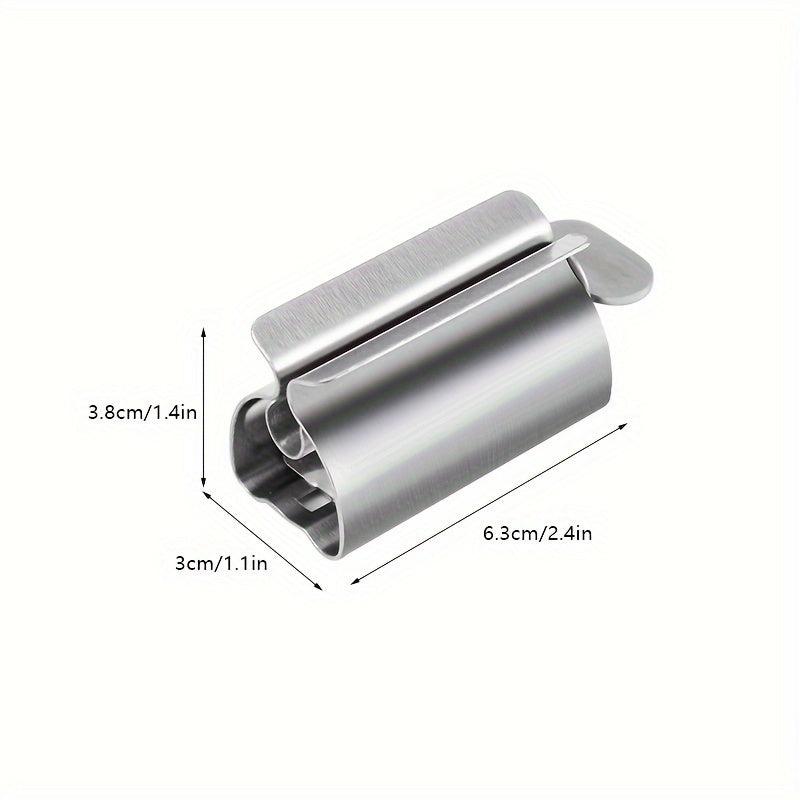 Stainless Steel Toothpaste Squeezer Manual Rotary Holder Facial Cleanser Tool