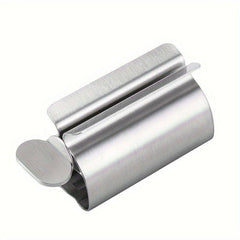 Stainless Steel Toothpaste Squeezer Manual Rotary Holder Facial Cleanser Tool