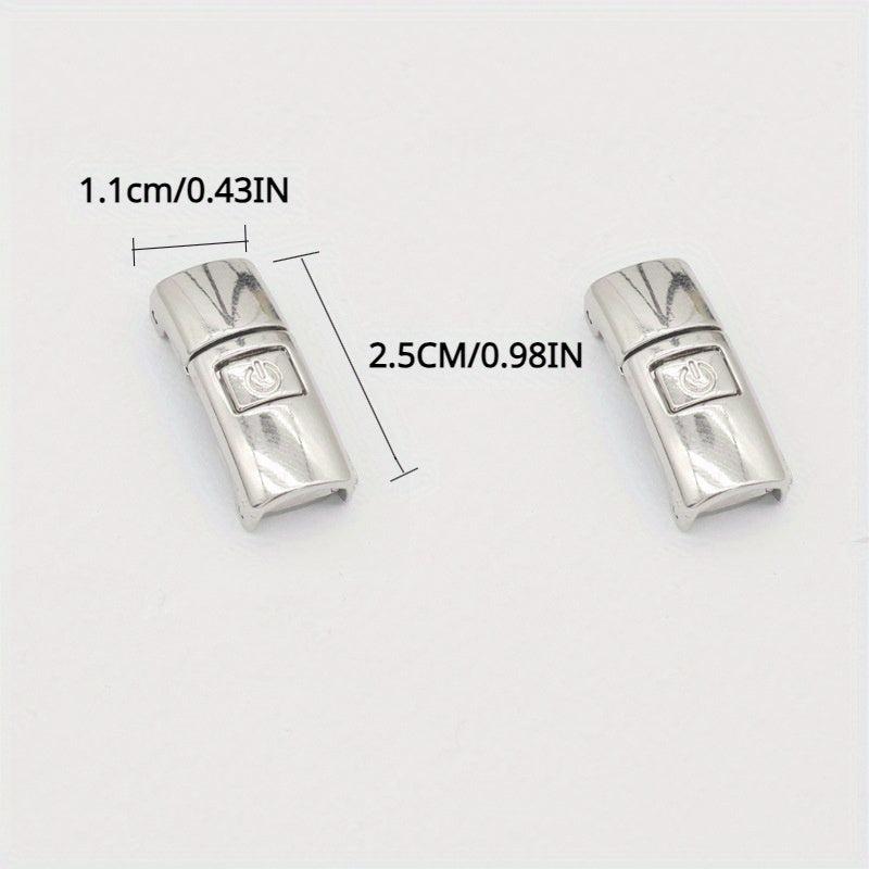 2pcs Shoe Lace Buckle Metal Tie Shoe Material Accessories