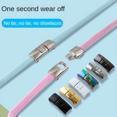 2pcs Shoe Lace Buckle Metal Tie Shoe Material Accessories
