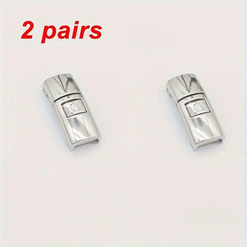 2pcs Shoe Lace Buckle Metal Tie Shoe Material Accessories