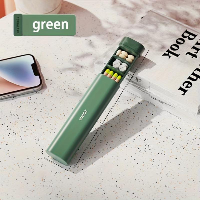 Moisture-Proof Weekly Pill Organizer with 7 Sliding Cases