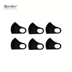 6pcs 3D Full Face Cover Ice Silk Washable Reusable Anti Dust Mouth Face Mask