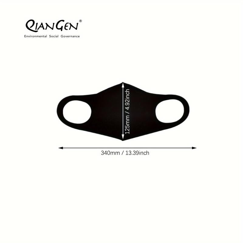 6pcs 3D Full Face Cover Ice Silk Washable Reusable Anti Dust Mouth Face Mask