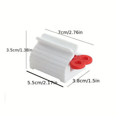 Plastic Toothpaste Holder Organizer Portable Rolling Toothpaste Squeezer