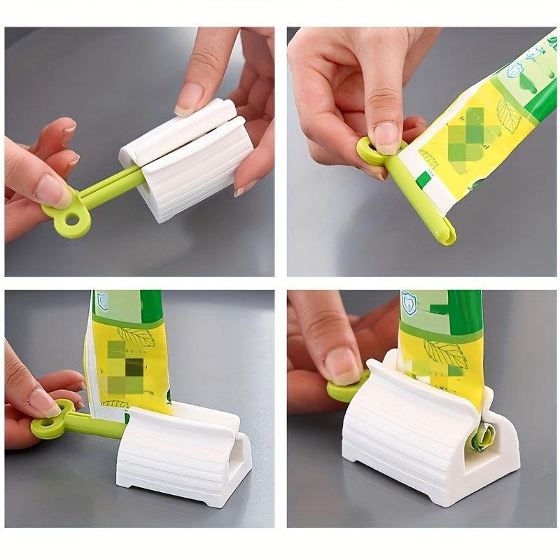 Automatic Toothpaste Extruder Lazy Facial Cleanser Press Manual Toothpaste Clip