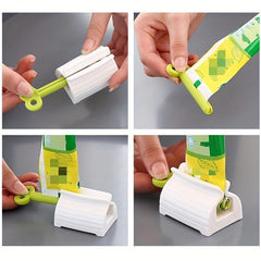 Automatic Toothpaste Extruder Lazy Facial Cleanser Press Manual Toothpaste Clip
