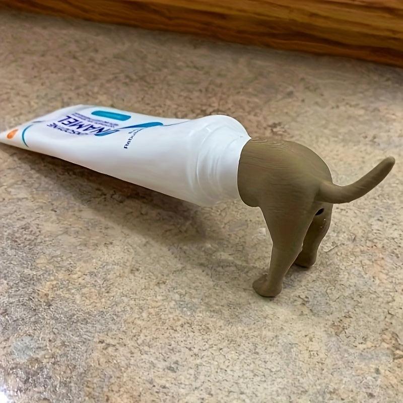 3 Pack Dog Butt Toothpaste Topper Funny Dispenser Creative Cap Squeezer