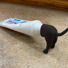 3 Pack Dog Butt Toothpaste Topper Funny Dispenser Creative Cap Squeezer
