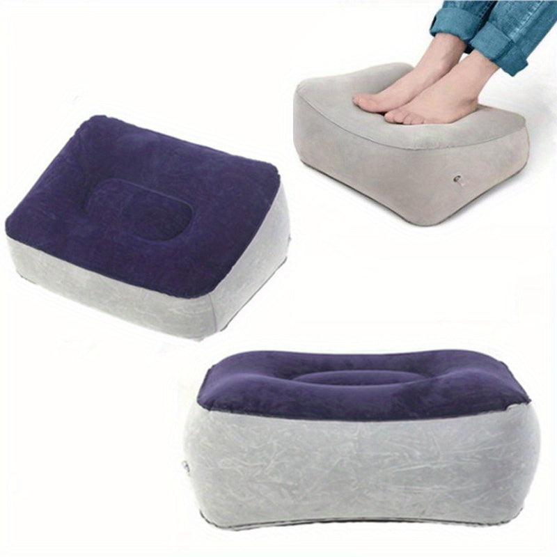 3pcs Inflatable Foot Rest Cushion Travel Airplane Train Home Foot Rest