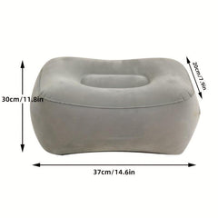 3pcs Inflatable Foot Rest Cushion Travel Airplane Train Home Foot Rest