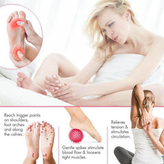 Peanut Shape Massage Yoga Ball Pvc Hand Foot Massage Tool
