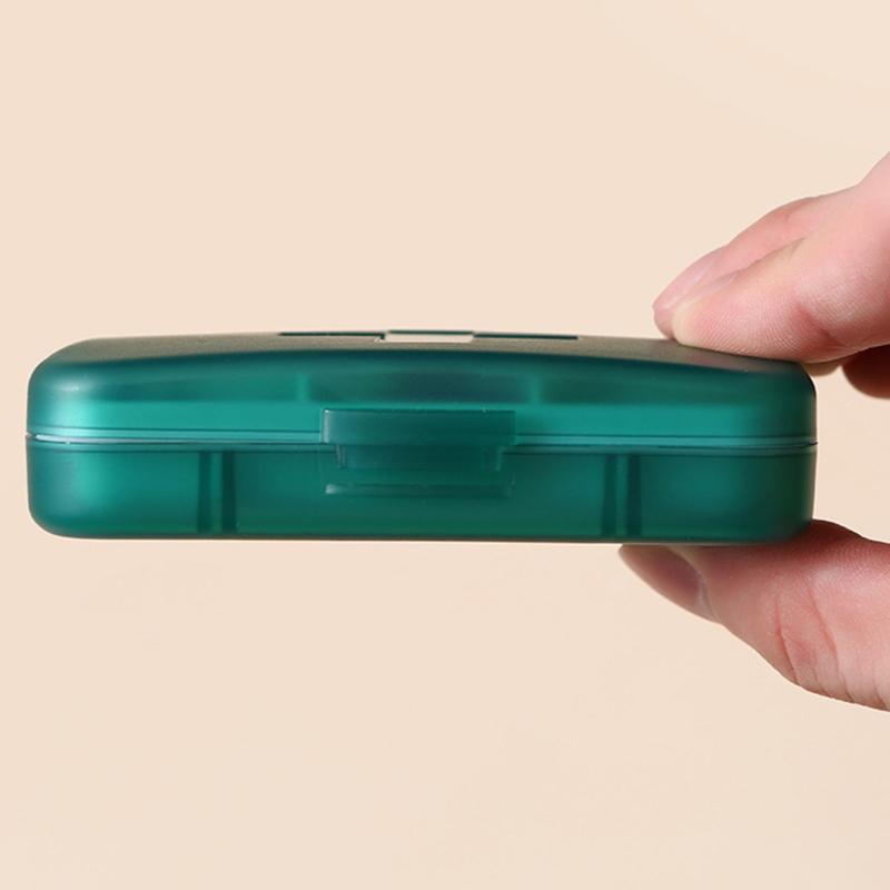 6 Grid Travel Pill Organizer Moisture Proof Small Pill Box Daily Pill Case