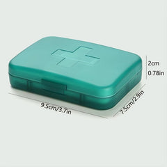 6 Grid Travel Pill Organizer Moisture Proof Small Pill Box Daily Pill Case