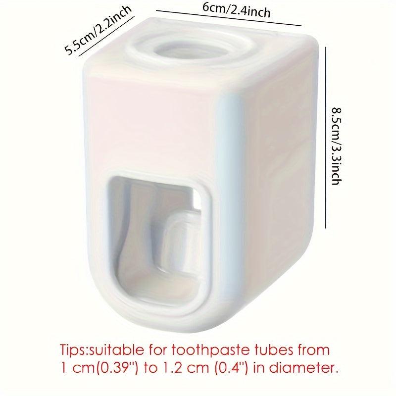 2pcs Automatic Toothpaste Extruder Wall Mounted Bathroom Squeezer