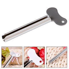 2pcs Reusable Stainless Steel Toothpaste Squeezer Plastic Cream Tube Squeezing
