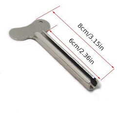 2pcs Reusable Stainless Steel Toothpaste Squeezer Plastic Cream Tube Squeezing
